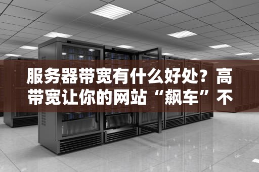 服务器带宽有什么好处？高带宽让你的网站“飙车”不堵车！