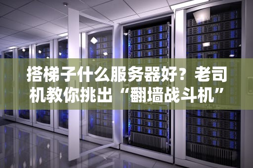 搭梯子什么服务器好？老司机教你挑出“翻墙战斗机”！
