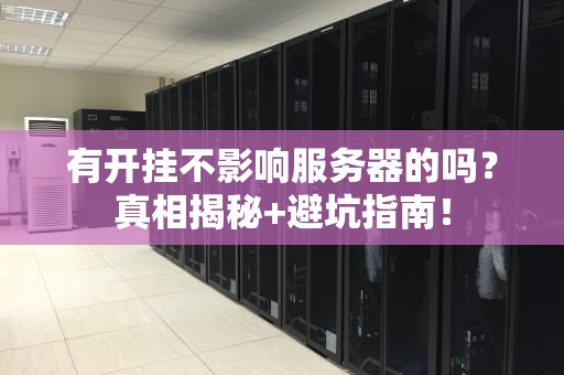 有开挂不影响服务器的吗？真相揭秘+避坑指南！