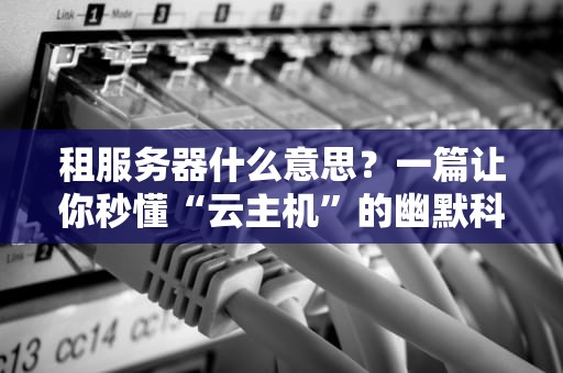 租服务器什么意思？一篇让你秒懂“云主机”的幽默科普！
