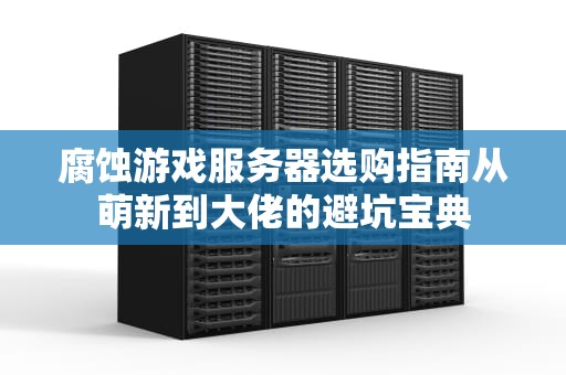 腐蚀游戏服务器选购指南从萌新到大佬的避坑宝典