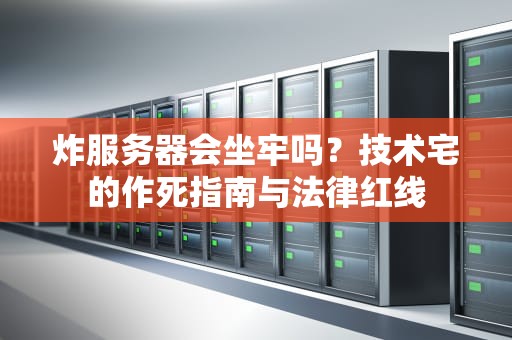 炸服务器会坐牢吗？技术宅的作死指南与法律红线