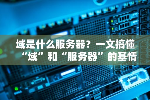 域是什么服务器？一文搞懂“域”和“服务器”的基情关系！