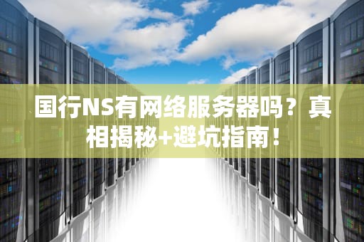 国行NS有网络服务器吗？真相揭秘+避坑指南！