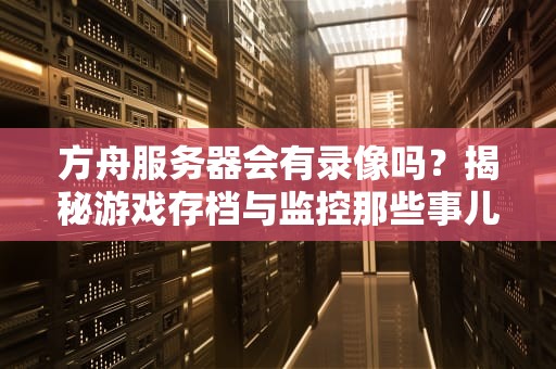方舟服务器会有录像吗？揭秘游戏存档与监控那些事儿！