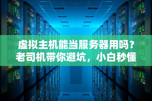 虚拟主机能当服务器用吗？老司机带你避坑，小白秒懂！