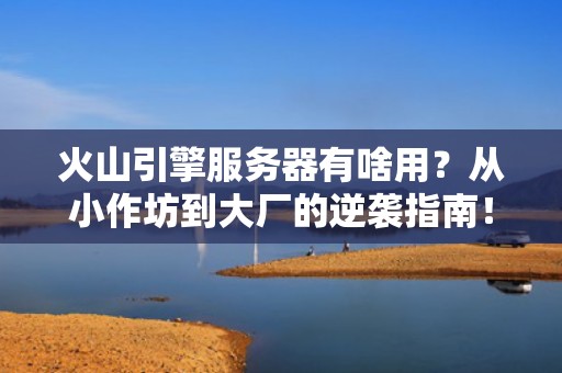 火山引擎服务器有啥用？从小作坊到大厂的逆袭指南！