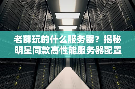 老薛玩的什么服务器？揭秘明星同款高性能服务器配置！