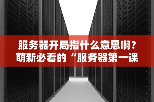 服务器开局指什么意思啊？萌新必看的“服务器第一课”！（附实战避坑指南）
