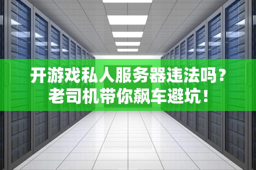 开游戏私人服务器违法吗？老司机带你飙车避坑！