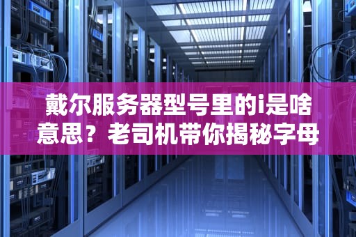 戴尔服务器型号里的i是啥意思？老司机带你揭秘字母背后的玄机！