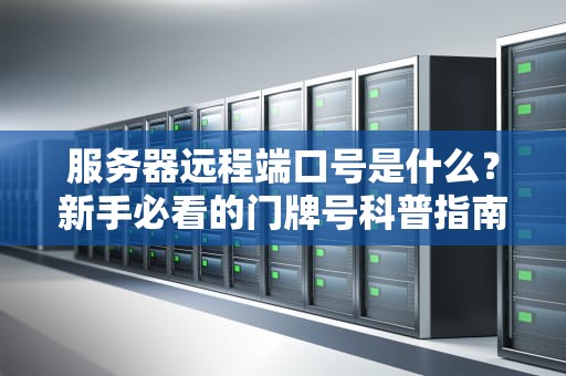服务器远程端口号是什么？新手必看的门牌号科普指南！