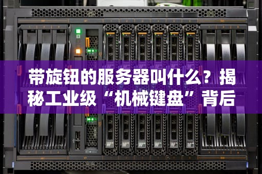 带旋钮的服务器叫什么？揭秘工业级“机械键盘”背后的硬核科技！