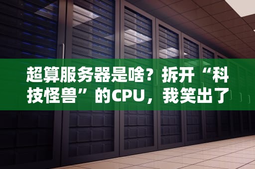 超算服务器是啥？拆开“科技怪兽”的CPU，我笑出了8块腹肌！