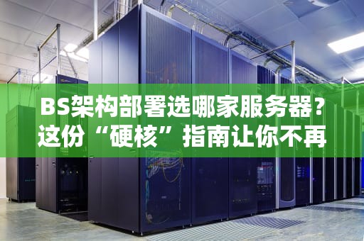 BS架构部署选哪家服务器？这份“硬核”指南让你不再纠结！