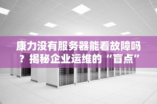 康力没有服务器能看故障吗？揭秘企业运维的“盲点”与解决方案！