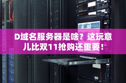 D域名服务器是啥？这玩意儿比双11抢购还重要！