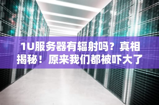1U服务器有辐射吗？真相揭秘！原来我们都被吓大了！