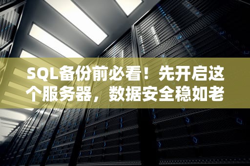 SQL备份前必看！先开启这个服务器，数据安全稳如老狗
