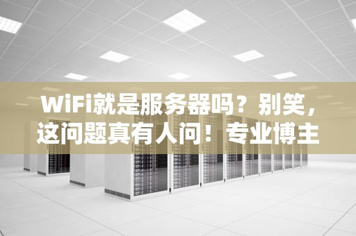 WiFi就是服务器吗？别笑，这问题真有人问！专业博主带你揭秘