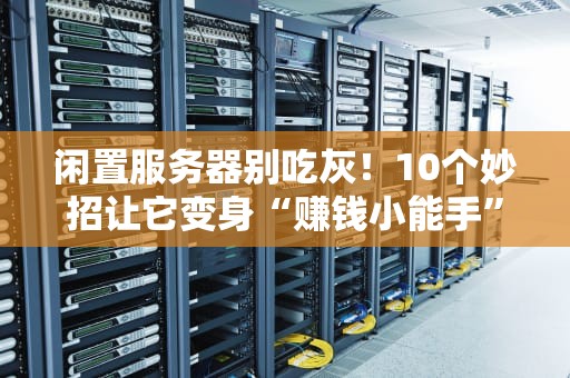 闲置服务器别吃灰！10个妙招让它变身“赚钱小能手”