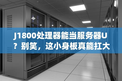 J1800处理器能当服务器U？别笑，这小身板真能扛大旗！