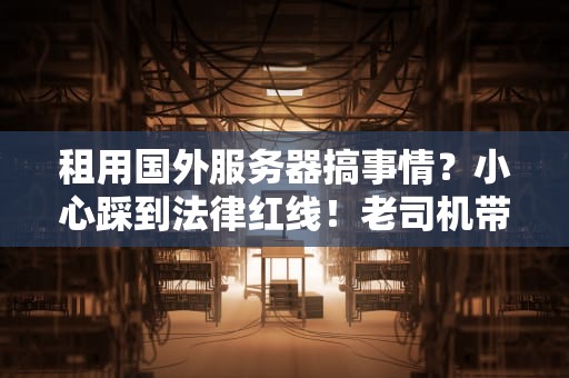 租用国外服务器搞事情？小心踩到法律红线！老司机带你避坑