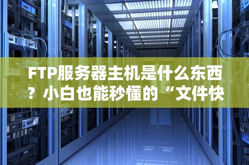 FTP服务器主机是什么东西？小白也能秒懂的“文件快递站”科普！