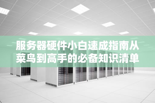 服务器硬件小白速成指南从菜鸟到高手的必备知识清单！