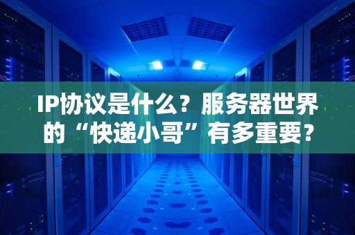 IP协议是什么？服务器世界的“快递小哥”有多重要？