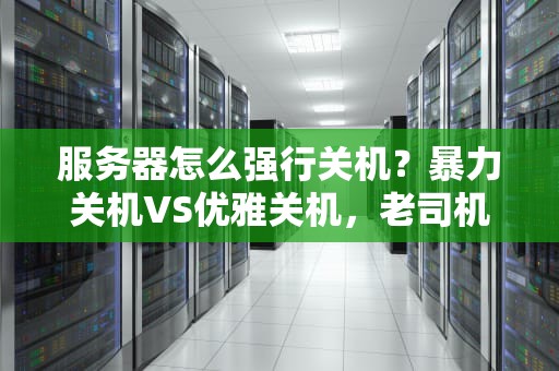 服务器怎么强行关机？暴力关机VS优雅关机，老司机带你避坑！