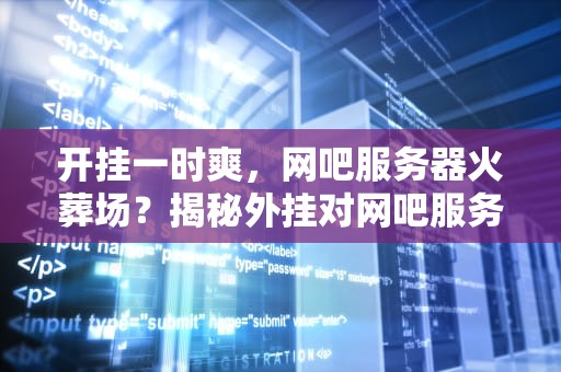 开挂一时爽，网吧服务器火葬场？揭秘外挂对网吧服务器的致命打击！