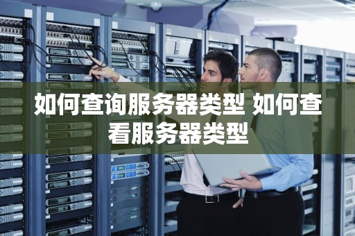 如何查询服务器类型 如何查看服务器类型