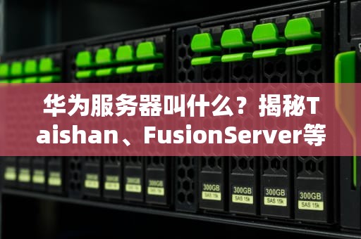 华为服务器叫什么？揭秘Taishan、FusionServer等硬核家族的秘密
