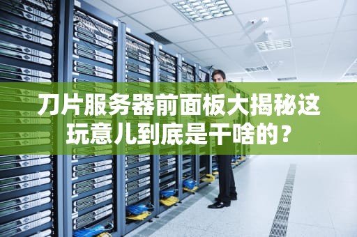 刀片服务器前面板大揭秘这玩意儿到底是干啥的？