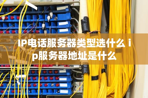 IP电话服务器类型选什么 ip服务器地址是什么