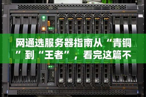 网通选服务器指南从“青铜”到“王者”，看完这篇不再头秃！
