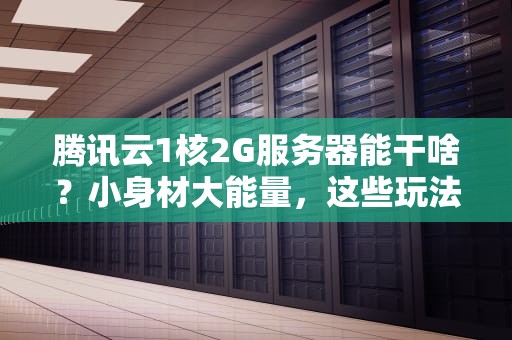 腾讯云1核2G服务器能干啥？小身材大能量，这些玩法真香！