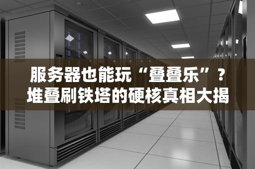 服务器也能玩“叠叠乐”？堆叠刷铁塔的硬核真相大揭秘！