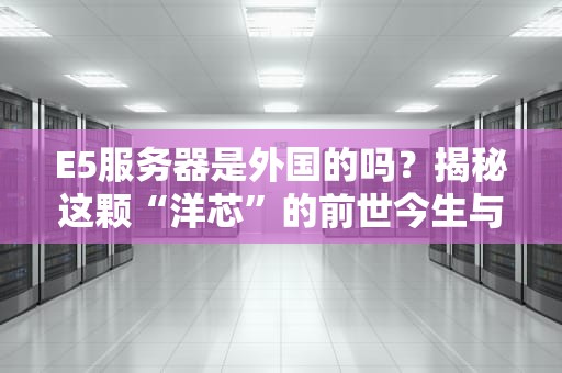 E5服务器是外国的吗？揭秘这颗“洋芯”的前世今生与国产化真相！