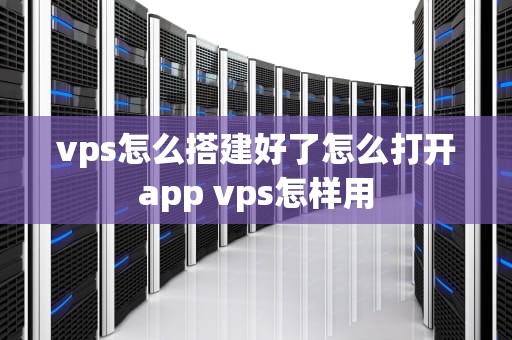 vps怎么搭建好了怎么打开app vps怎样用