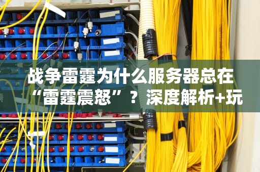 战争雷霆为什么服务器总在“雷霆震怒”？深度解析+玩家自救指南