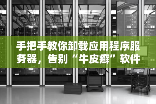 手把手教你卸载应用程序服务器，告别“牛皮癣”软件！