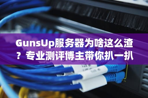 GunsUp服务器为啥这么渣？专业测评博主带你扒一扒“土豆发电”的真相！
