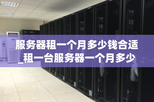服务器租一个月多少钱合适_租一台服务器一个月多少钱_服务器租赁价格的影响因素及合理选择