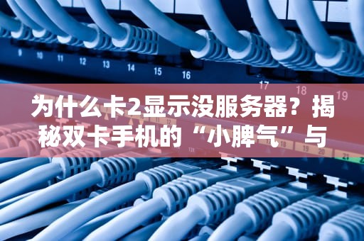 为什么卡2显示没服务器？揭秘双卡手机的“小脾气”与解决方案