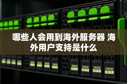 哪些人会用到海外服务器 海外用户支持是什么