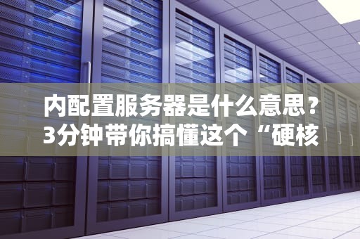 内配置服务器是什么意思？3分钟带你搞懂这个“硬核”概念！
