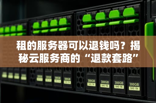 租的服务器可以退钱吗？揭秘云服务商的“退款套路”与避坑指南