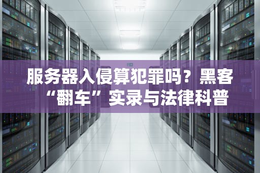 服务器入侵算犯罪吗？黑客“翻车”实录与法律科普